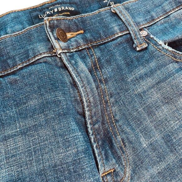 Lucky Brand | 221 Straight Medium Wash Denim Jeans Size 36/32 | EUC - Picture 10 of 15
